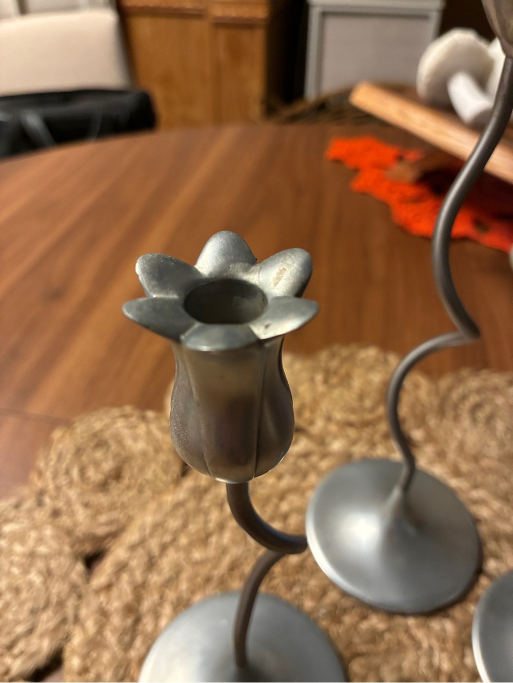 PartyLite candlesticks dancing slims set of 3 - Picture 5 of 10